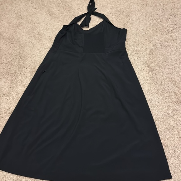 Athleta halter dress black size 12 pack everywhere - Picture 5 of 6